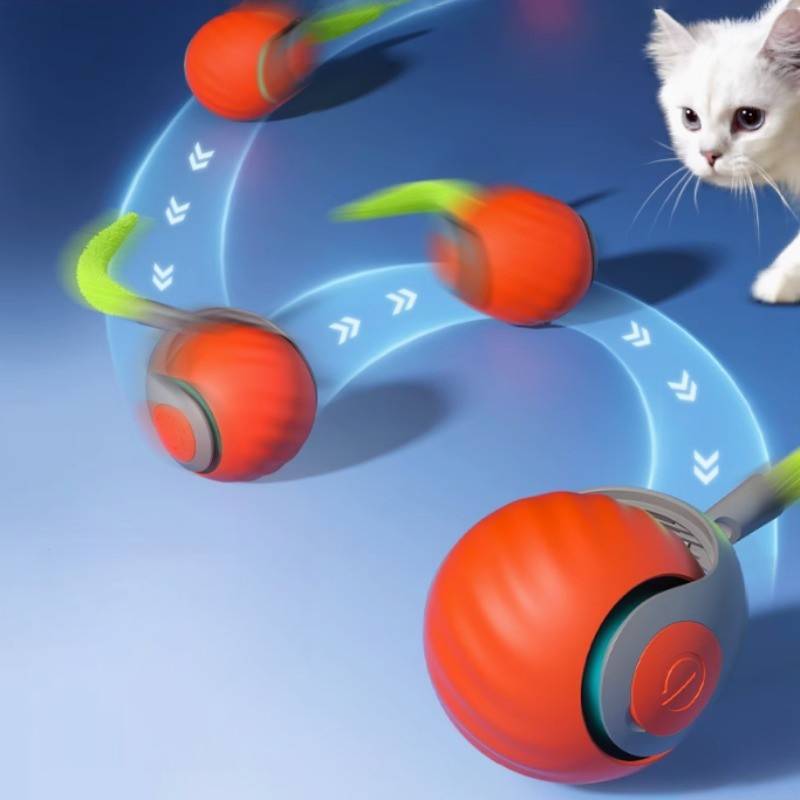 Smart Rolling Cat Toy for Indoor Playtime