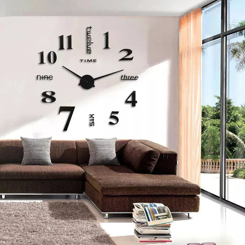 Customizable 3D Wall Clock for Modern Spaces