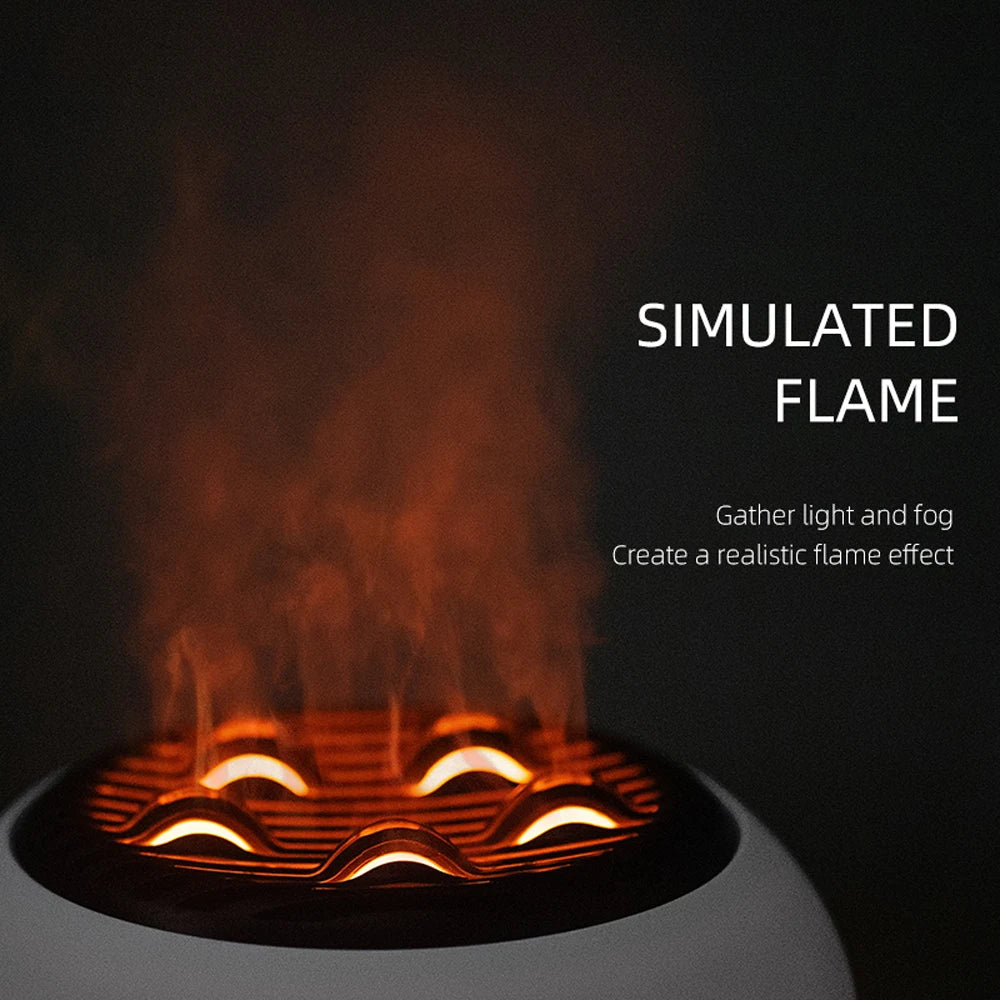 Fluid Motion Aroma Mist Diffuser with LED Lighting