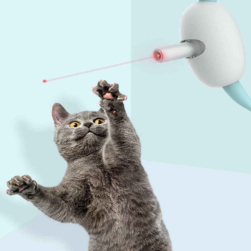 Smart Laser Collar for Cats with USB Rechargeable Feature