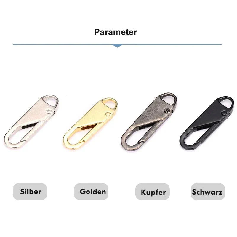 10-Pack Universal Metal Zipper Pulls