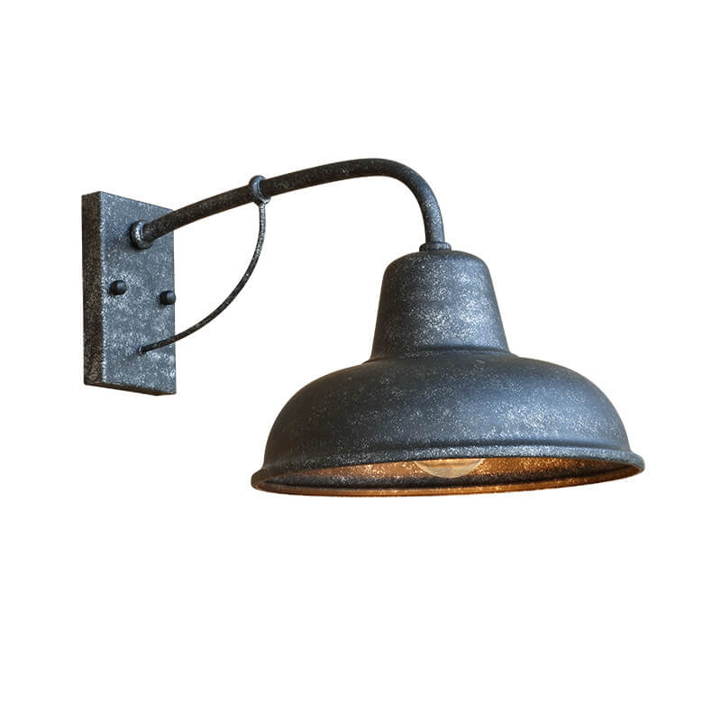Taavita Vintage Iron Barn Waterproof 1-Light Wall Lamp for Outdoor Use