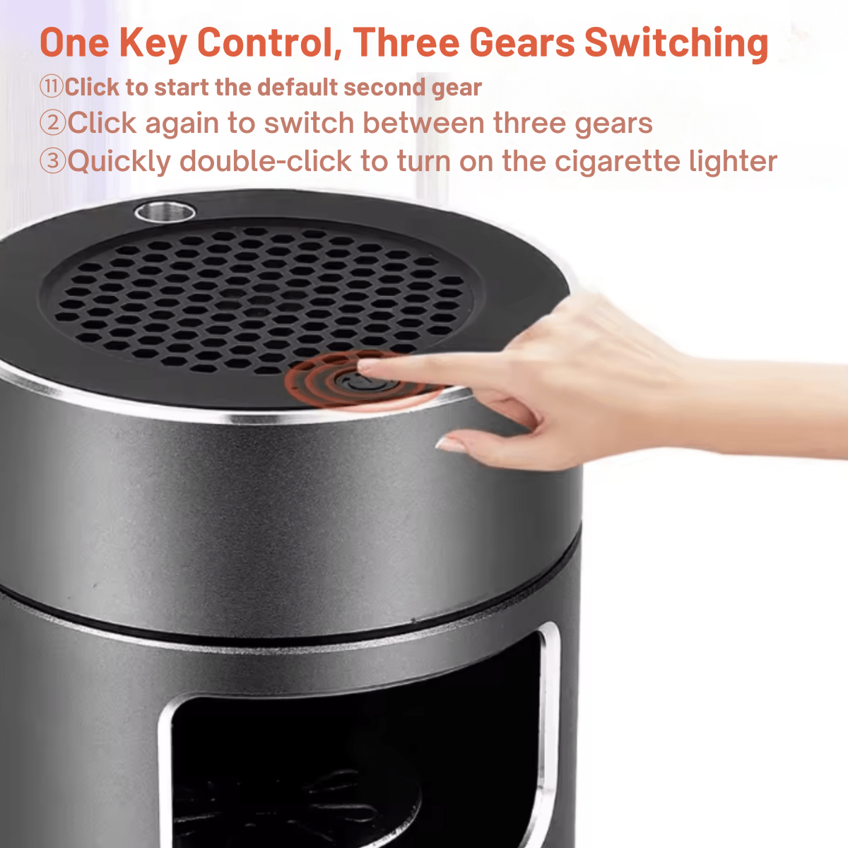 BreatheEasy Smokeless Ashtray with HEPA Filter and USB Charge