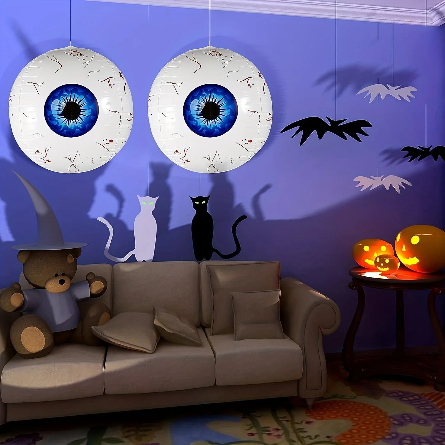 Spooky Halloween Eyeball Balloon - Creepy Party Decoration