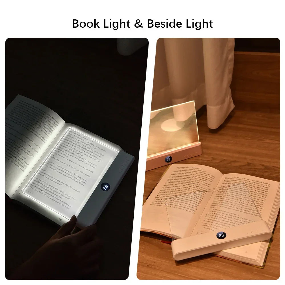 Flat Panel Reading Light with LED and Night Vision Features
