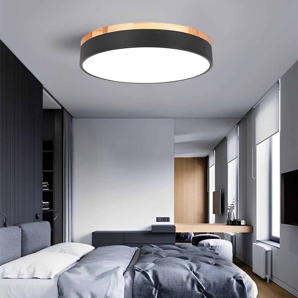 12" Modern Circular Taavita Flush Mount Ceiling Light Lamp Lighting