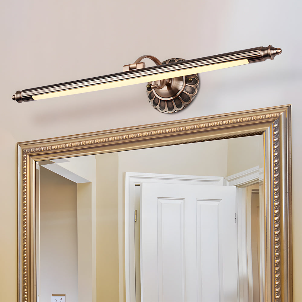 1-Light Linear Metallic Vanity Bath LED Light
