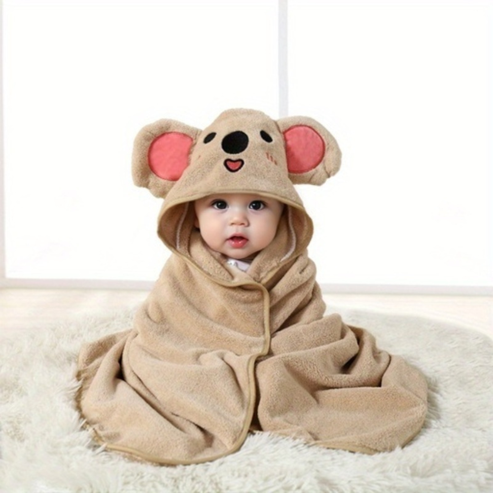Cozy and Quick-Dry Baby Hooded Towel