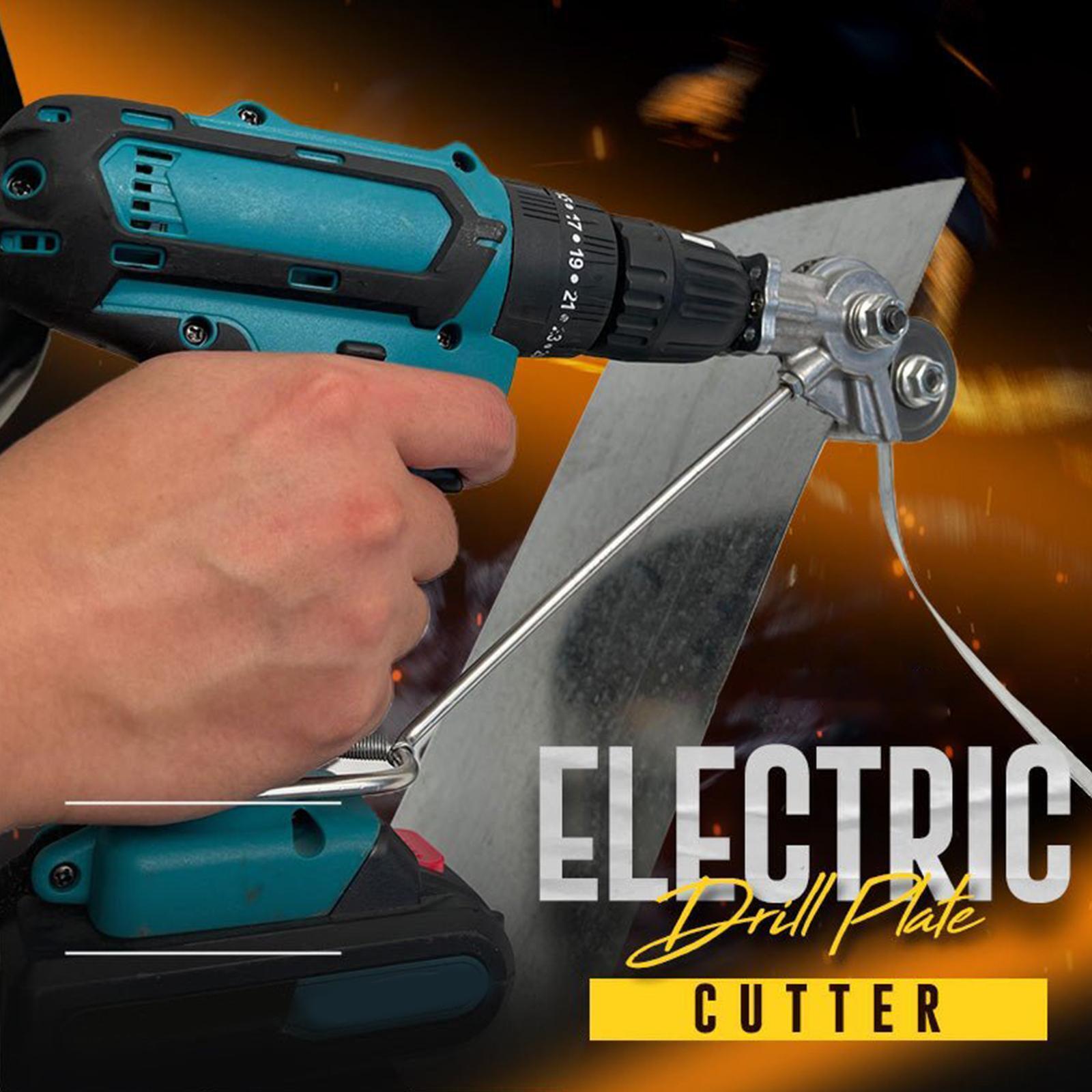 Plate Cutter with Electric Drill Functionality