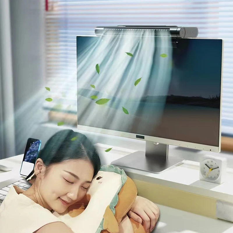 Desktop Air Conditioner and Bladeless USB Fan