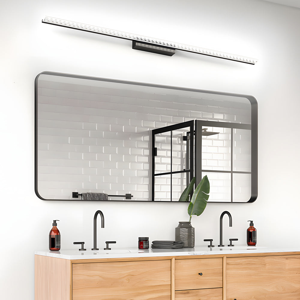 15.7''/23.6'' L Strip 3 Step Dimming LED Vanity Lights with Acrylic Shade