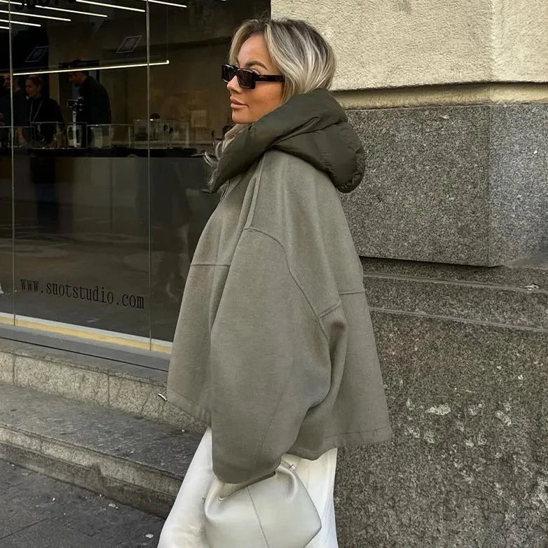 Women's Oversized Hoodie Jacket | Soft Warm Fleece | Durable High-Quality Fabric | Comfortable Fit