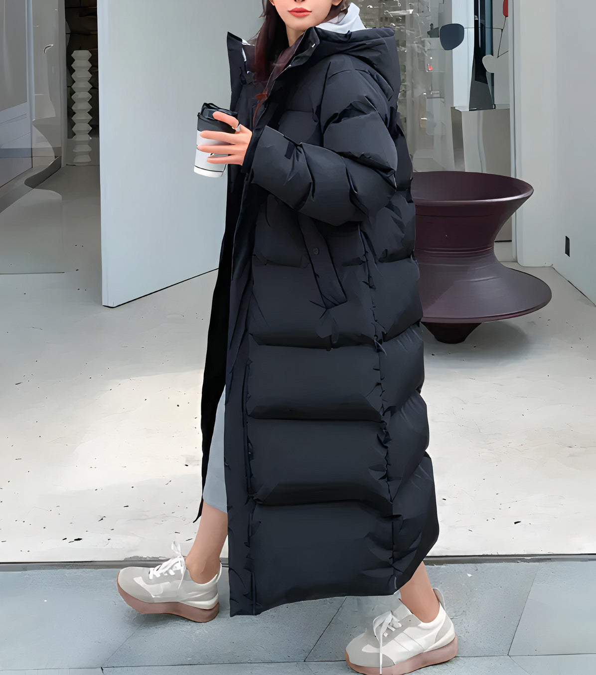Women's Long Winter Parka | Water- and Windproof | Cozy Lining & Hood | Cold Weather Protection