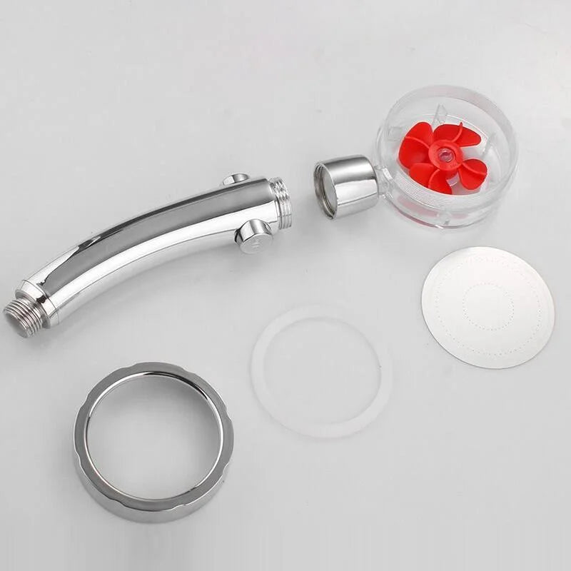 Power Shower Head with 360° Rotation