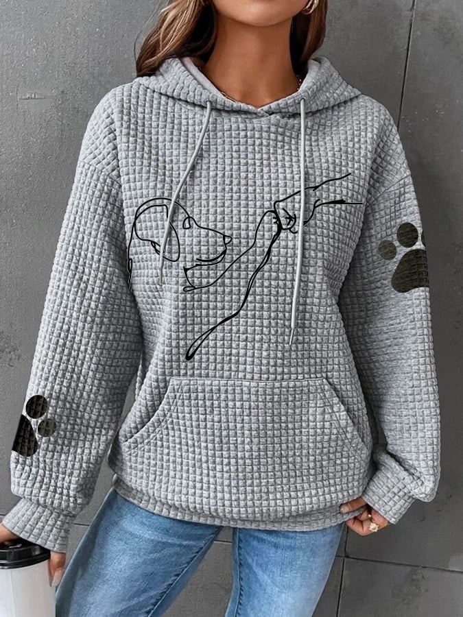 Women’s Hoodie | Quilted Fleece with Kangaroo Pocket & Adjustable Hood | Soft, Warm & Comfortable Fit