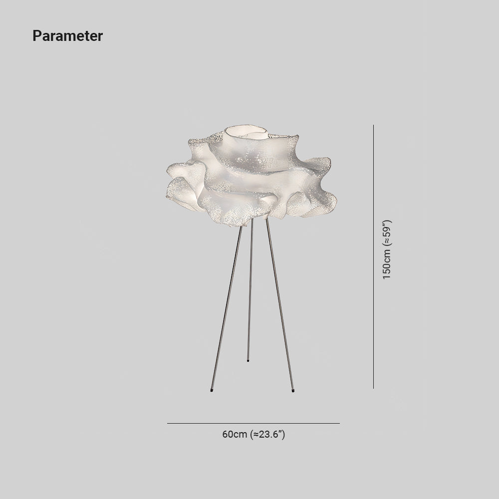 LED Floor Lamp in Elegant Stainless Steel Design for Your Living Room