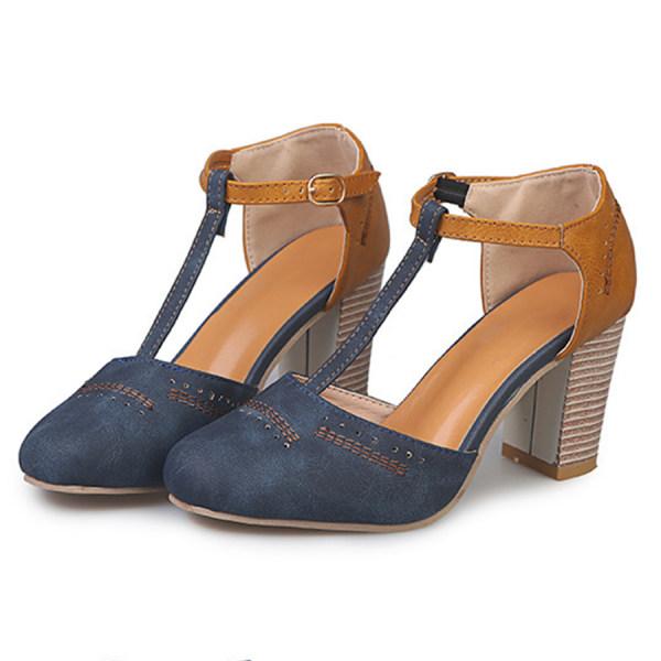 Women's High Heels | Orthopedic Gel Sole & 1.6-Inch Block Heel | Breathable Material & Adaptive Fit | All-Day Comfort