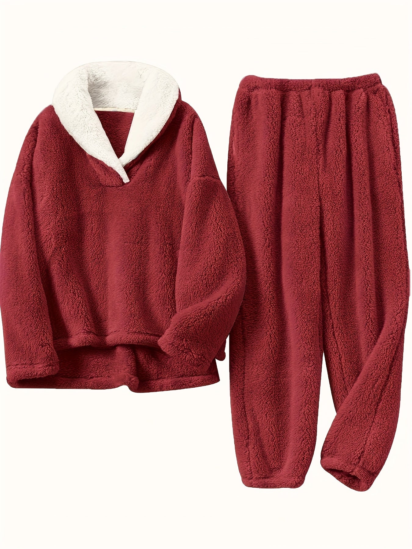Thermal Pajama Set | Soft & Warm | Cozy Fall Winter Comfort | Polyester