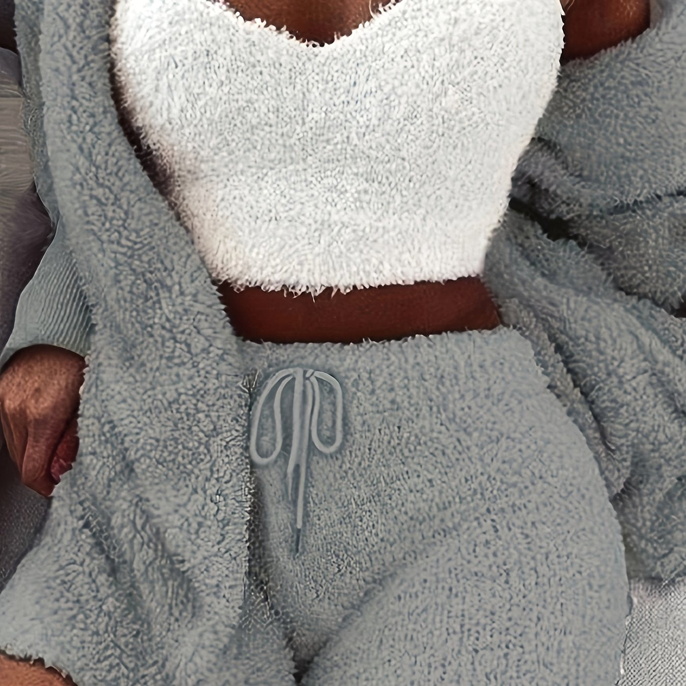 Women’s Pajama Set | 3-Piece Cozy | Winter Comfort Wear | Polyester