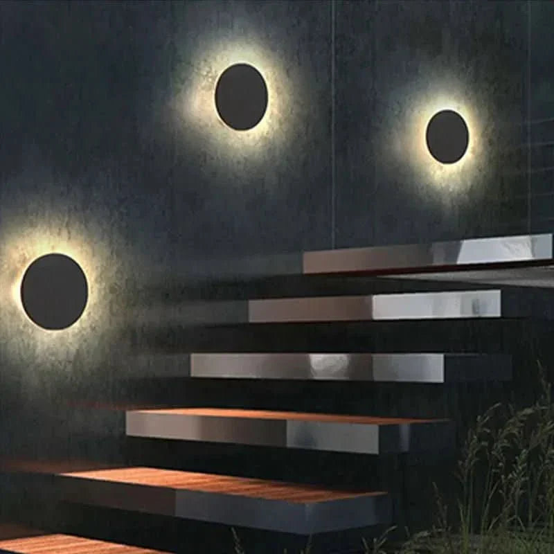 LumaSphere Outdoor LED Wall Fixture - Round or Square Design