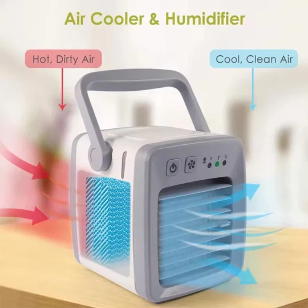 Mini 4-in-1 Air Conditioner with Humidifying and Purifying Functions