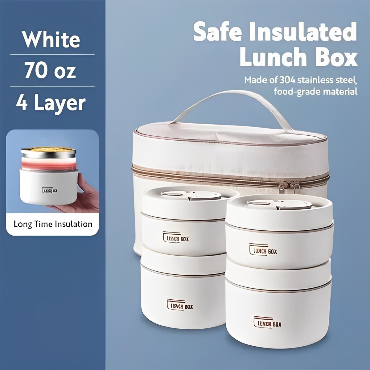 HeatKeeper Portable Meal Container for On-the-Go Dining