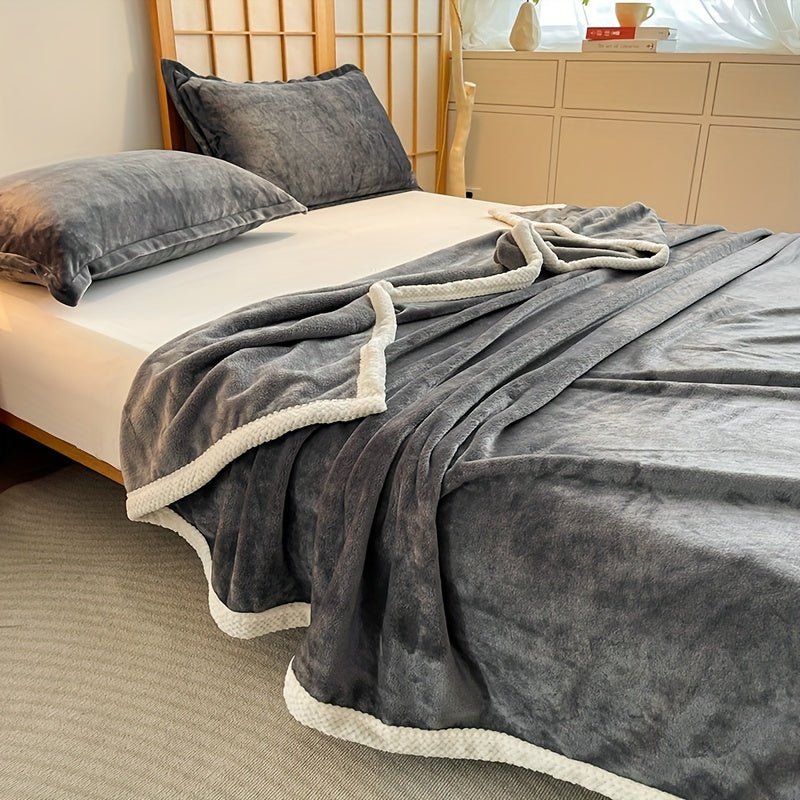 Coral Fleece Blanket | Soft & Warm | Cozy Winter Comfort | Polyester