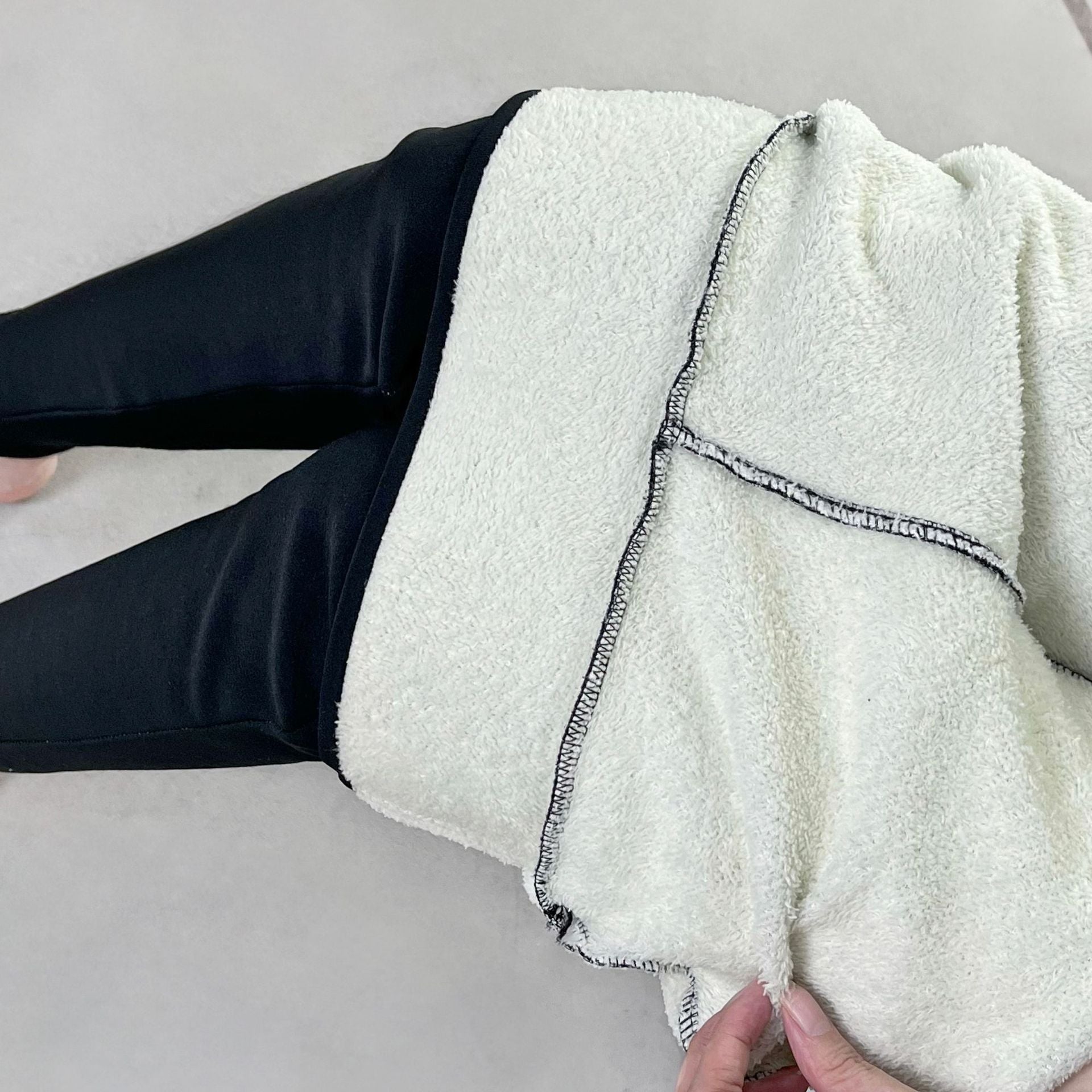 High-Rise Pants | Lambswool Fleece Lined | Ultimate Winter Warmth | Polyester