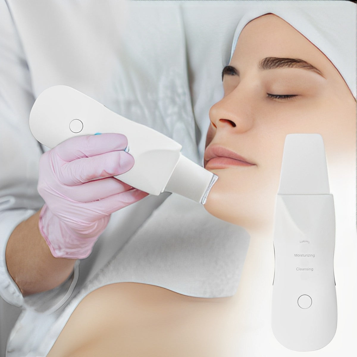 High-Performance Ultrasonic Facial Scrubber Tool