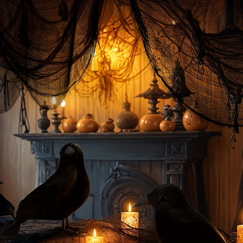 Black Creepy Cloth Halloween Decoration for Haunted Houses & Parties