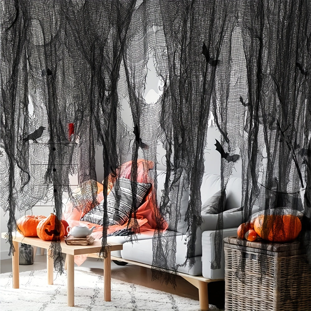 Black Creepy Cloth Halloween Decoration for Haunted Houses & Parties