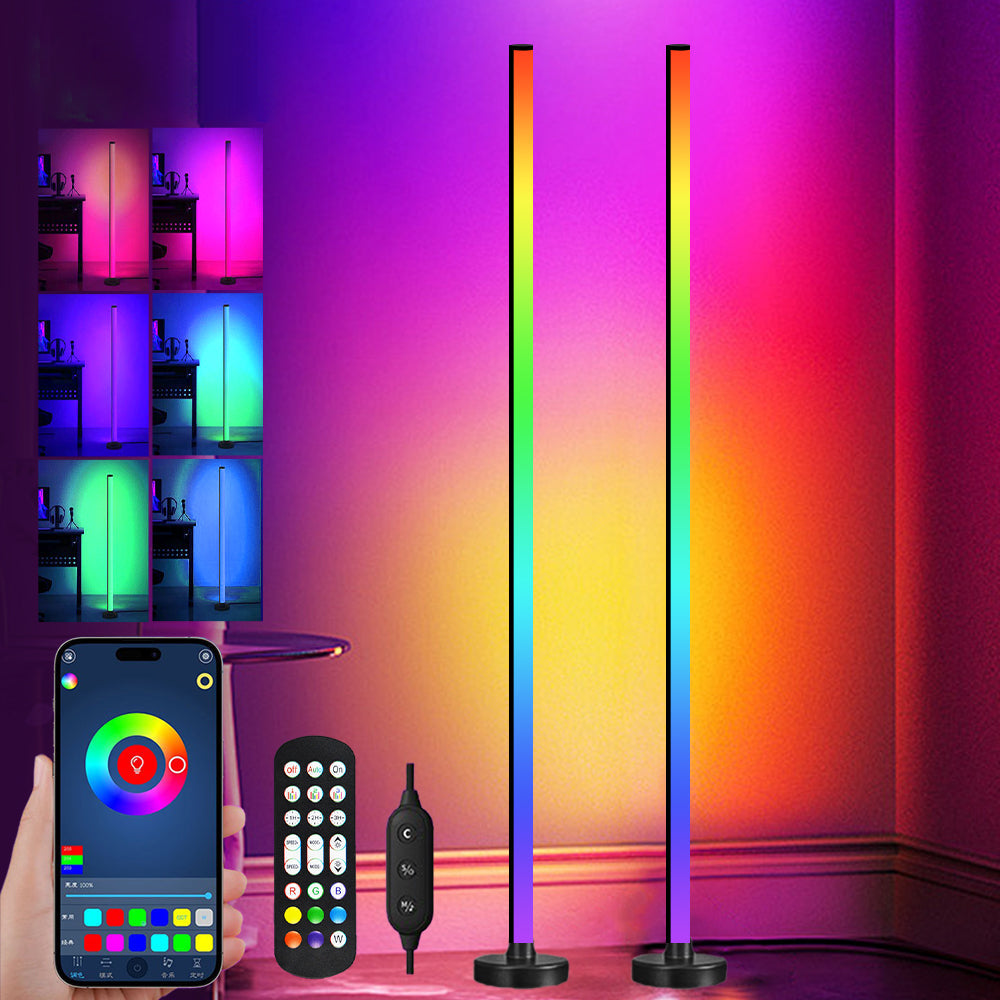 LED Floor Lamp with Smart Features
