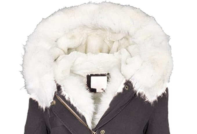 Women’s Winter Jacket | Fleece Lining & Faux Fur Trimmed Hood | Windproof & Waterproof | Adjustable Waist Drawstring