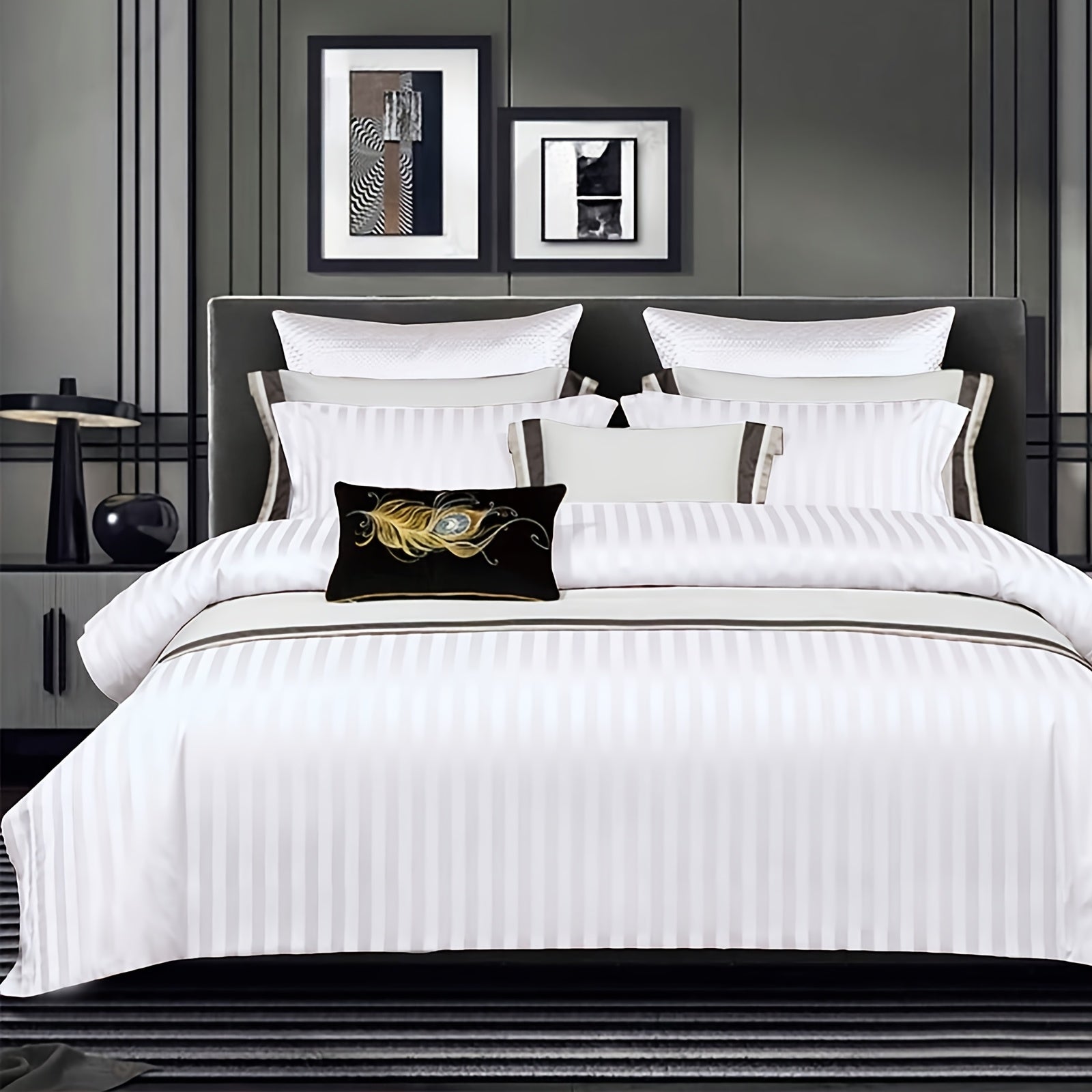 Duvet Cover Set | Satin Embossed | Luxurious Comfort | Polyester