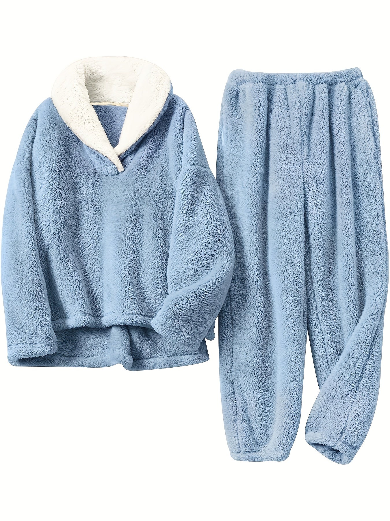 Thermal Pajama Set | Soft & Warm | Cozy Fall Winter Comfort | Polyester