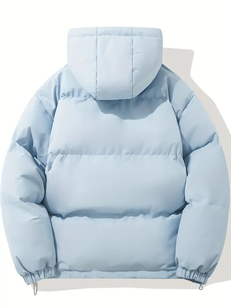 Hooded Puffer Jacket | Quilted Lightweight Insulation | Zipper Closure & Adjustable Hem | Warmth and Comfortable Fit