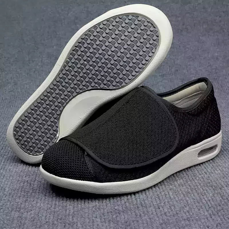 Orthopedic Slip-On Shoes | Hook-and-Loop Closure | Cushioned Support & Stability | Comfortable Fit
