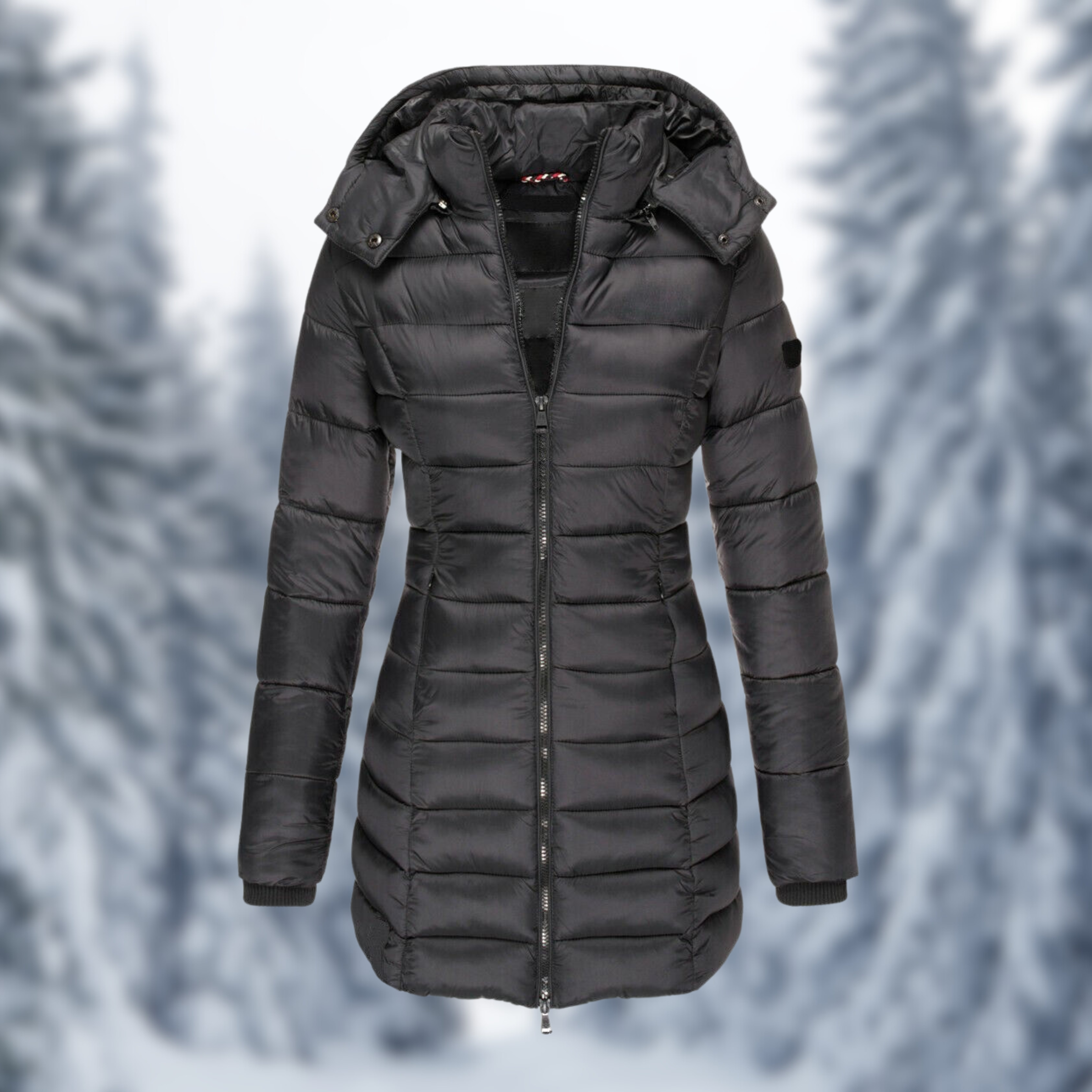 Women's Winter Jacket | Water-Repellent & Wind Resistant | Quilted Hooded Design | Comfortable Fit
