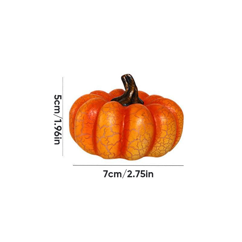 Battery-Powered Halloween Pumpkin Lanterns Set of 3 Resin Decor