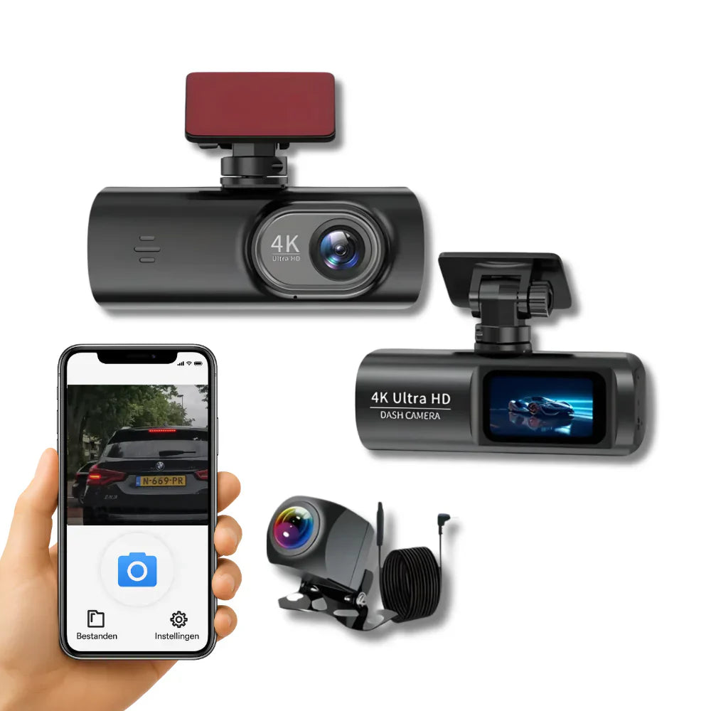 High-Definition Car Camera with WiFi, GPS, and Night Vision