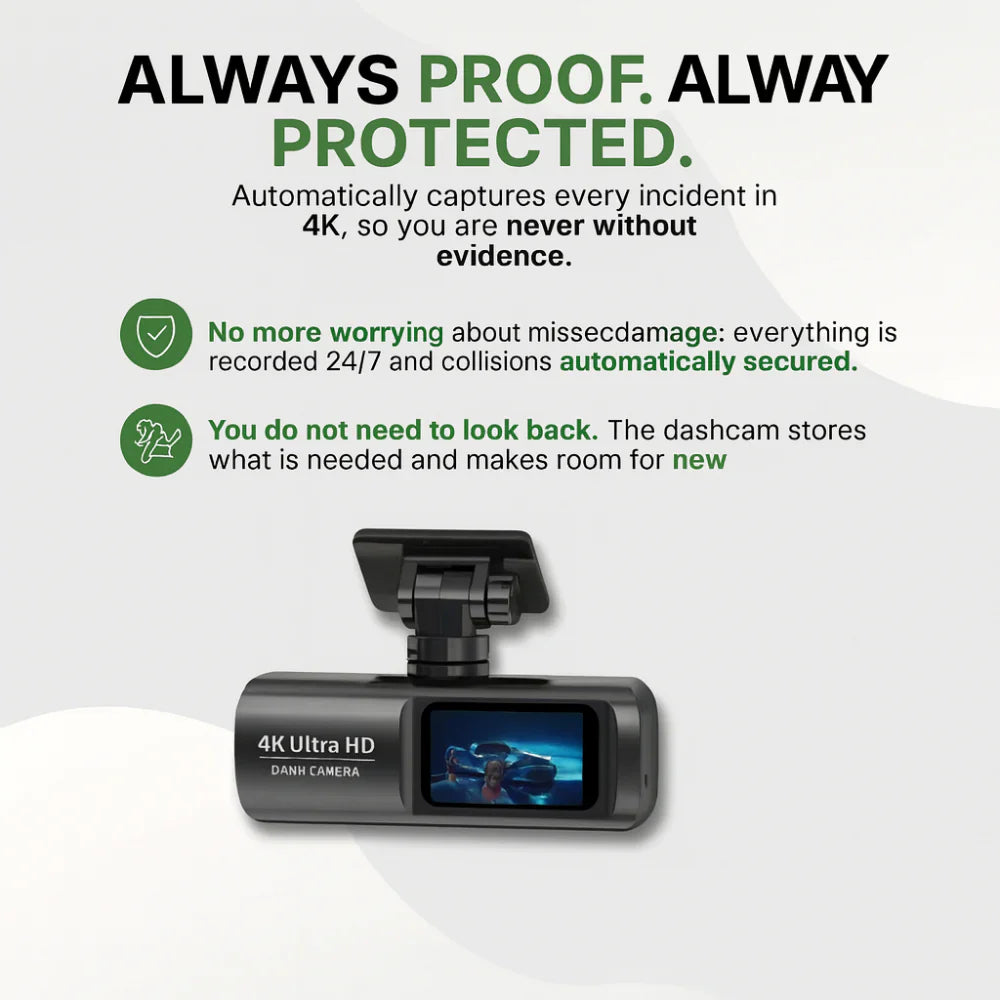 High-Definition Car Camera with WiFi, GPS, and Night Vision