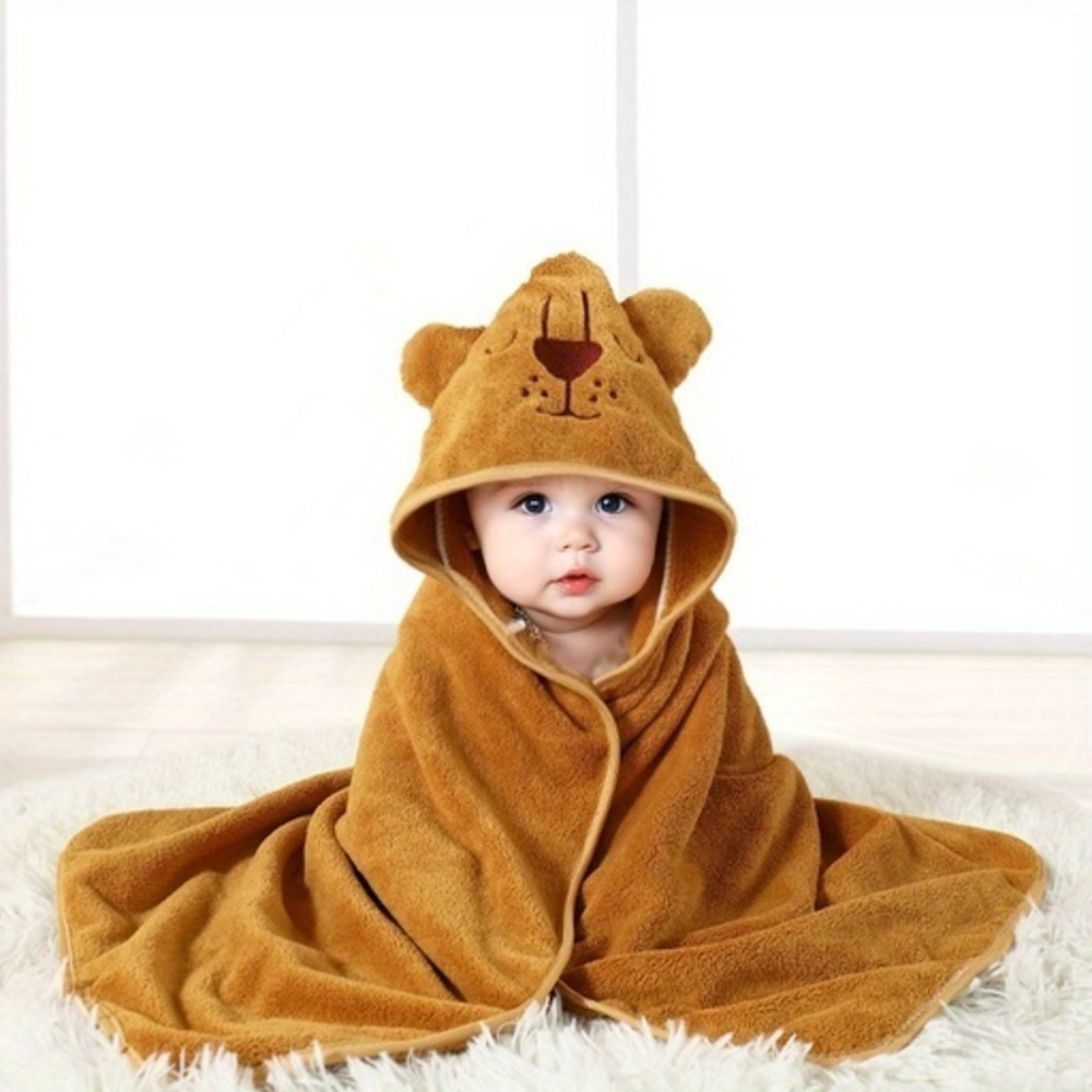 Cozy and Quick-Dry Baby Hooded Towel