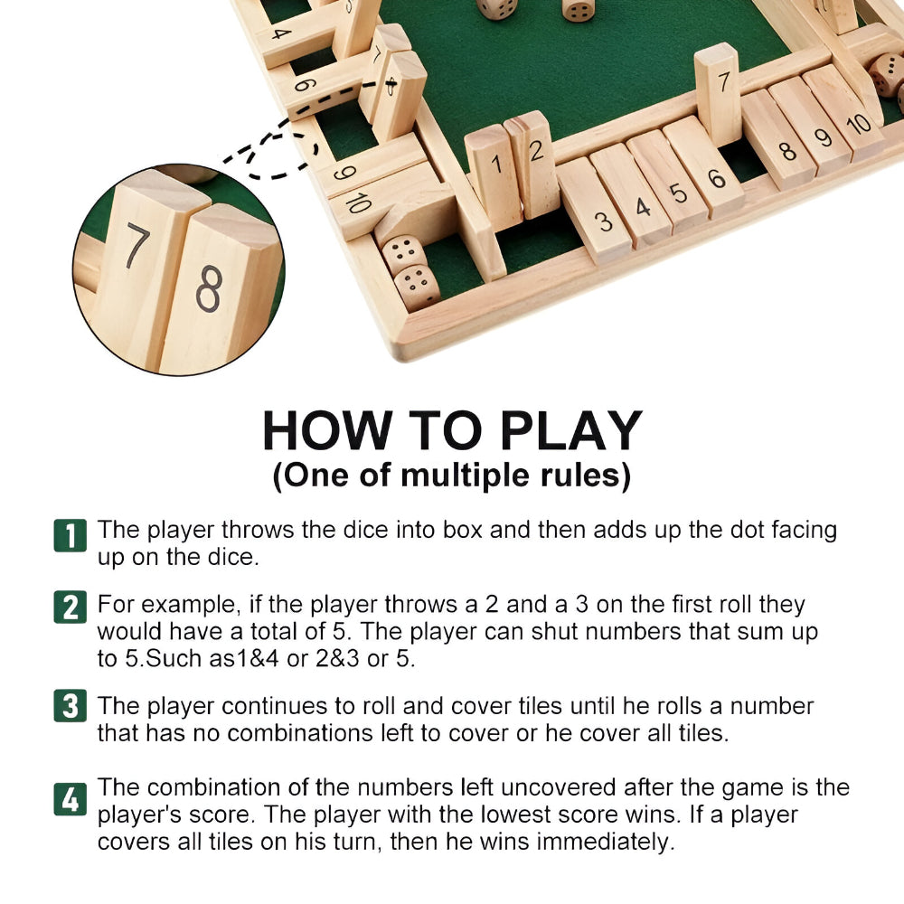 Family-Friendly Wooden Math Game for Fun Learning