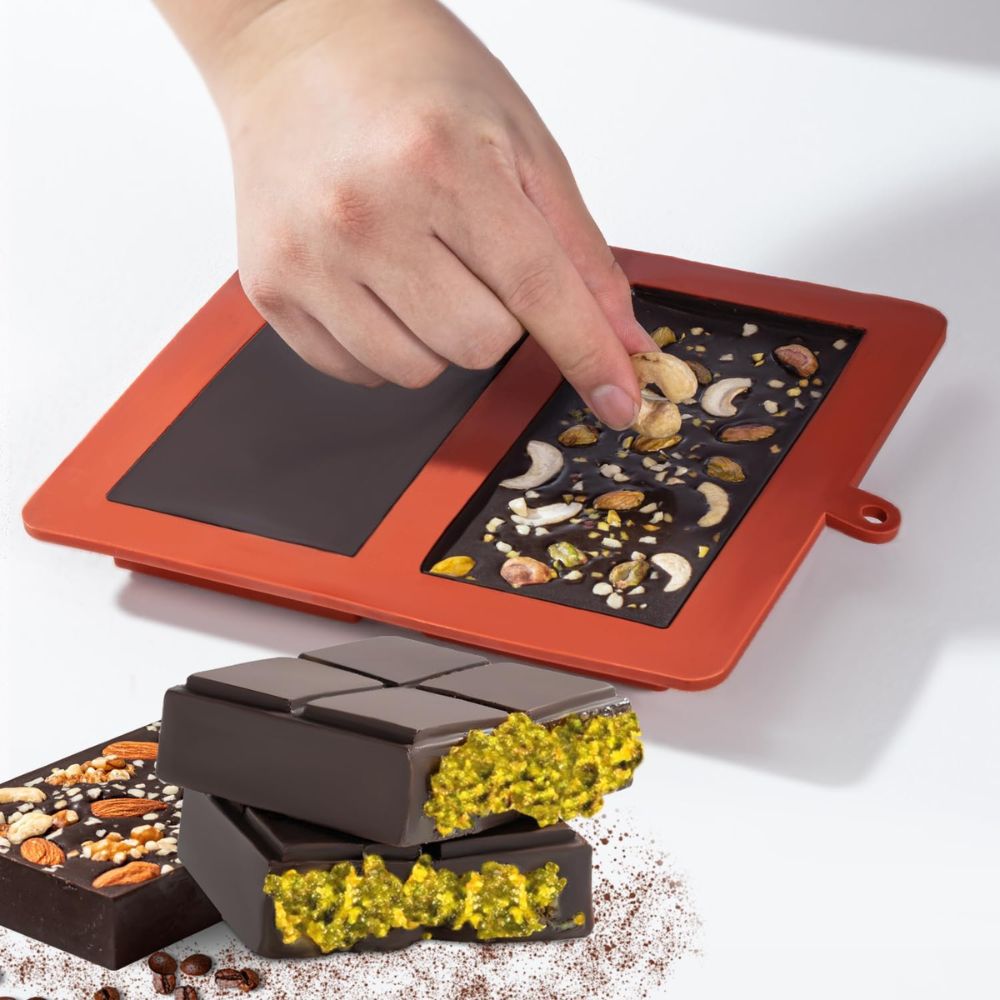 Gourmet Chocolate Bar Silicone Mold for Home Baking