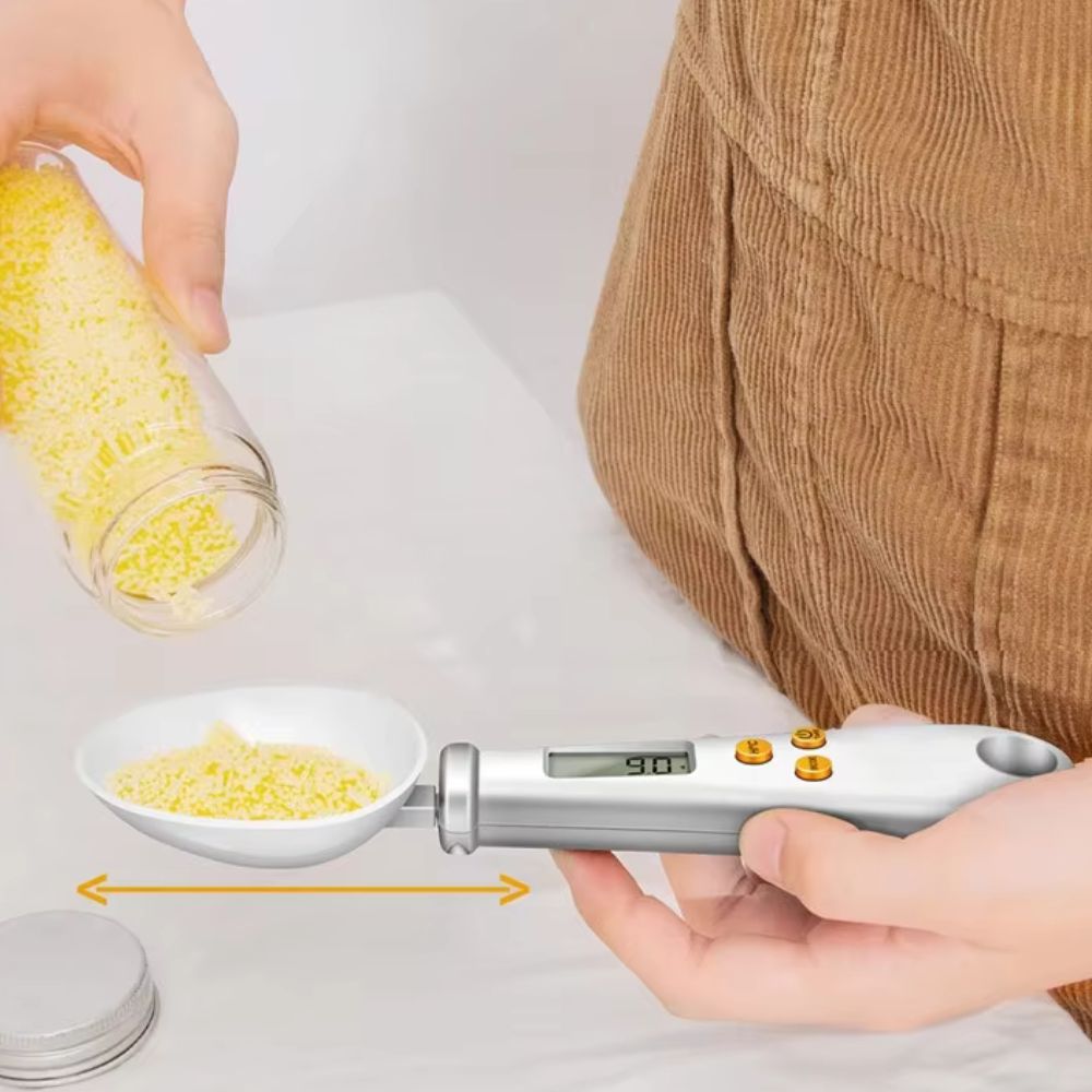 Digital Mini Scale and Thermometer Combo for Food – 2-in-1
