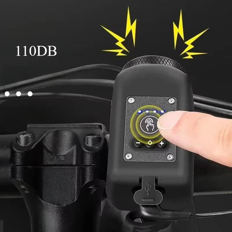 Smart Cycling Safety Horn with LED Headlight