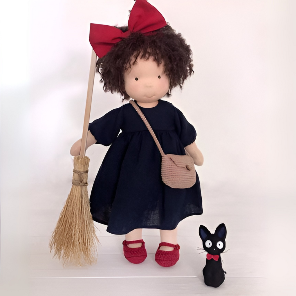 Enchanting Natural Fabric Companion Doll