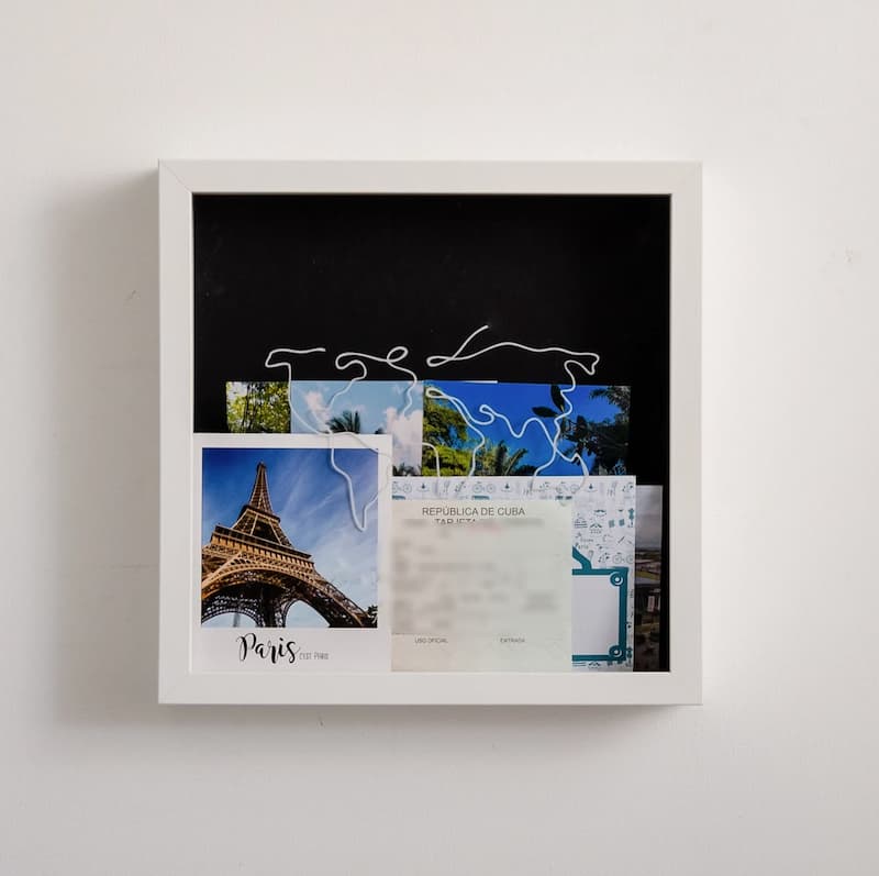 World Map Memory Box – Store Your Travel Keepsakes