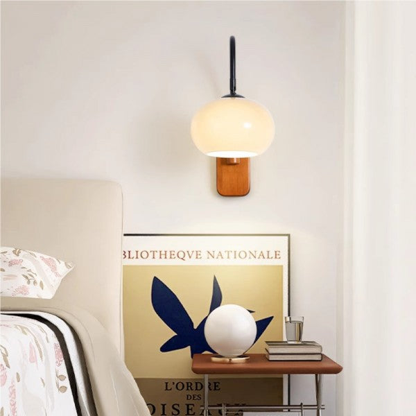 LuxeGlow Rotating Glass Wall Sconce for Stunning Ambiance