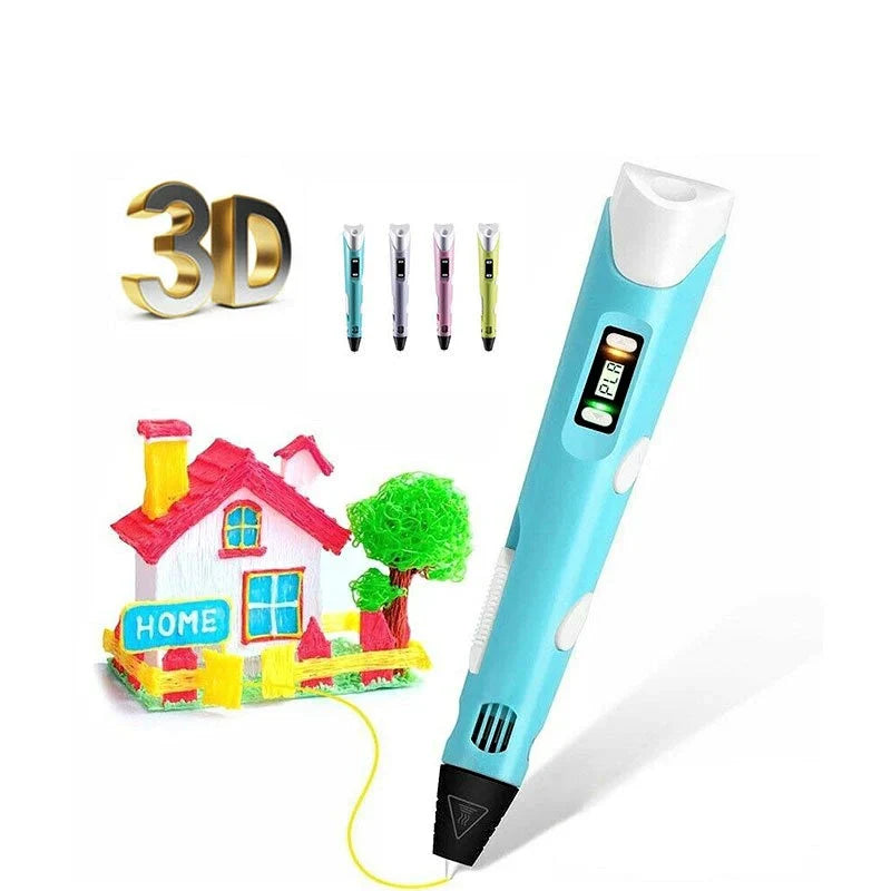 Creative 3D Drawing Pen for Kids with Eco-Friendly Filament Set